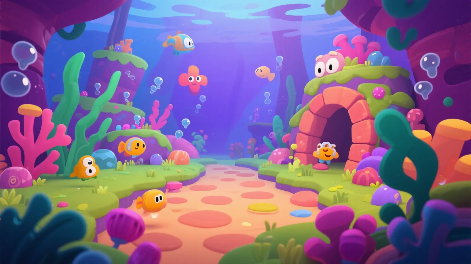 海底休闲竞技主题插图